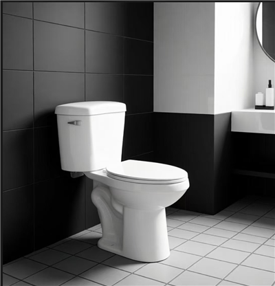 Dua-Toilet Siphonic Quiet untuk projek Amerika Utara anda